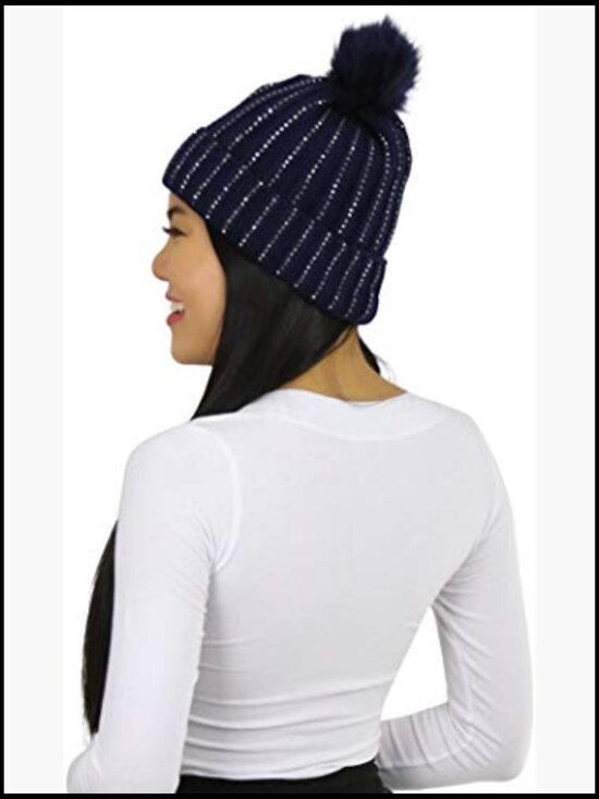 Pack of 6 Acrylic Knit Warm Beanie & Visor Hats